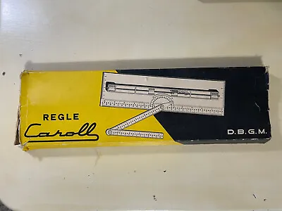 Vintage Caroll Translateur Universel Rolling Ruler Drawing Instrument Rule • $49.95