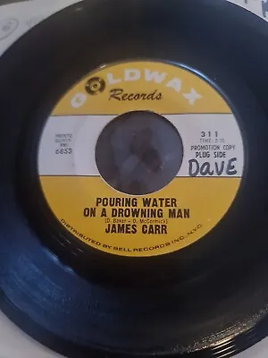 James Carr Pouring Water On A Drowning Man Usa 1966 Promo 7inch • £35