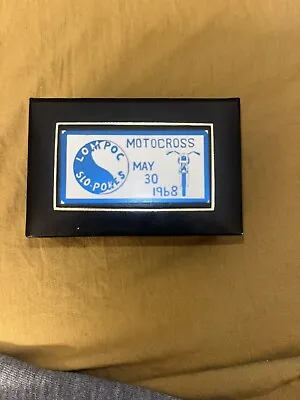 Vintage Ring Box Lompoc SLO-POKES MOTOCROSS 1968 • $35