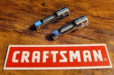 2 Craftsman 1/4  Dr 1-1/2 In. Long Socket Extensions 43538  New • $6.98