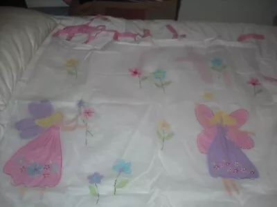 The Company Store Butterfly Fairy Angel Curtains 42x63 1 Pair • $37.28