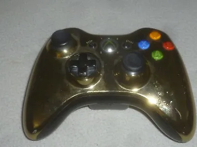 $49.99 • Buy Xbox 360 Special Star Wars C3p0 Edition Gold Chrome Wireless Controller
