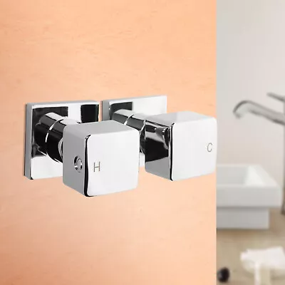 ACA Handheld Shower Set Bath Basin 1/4 Turn Mixer Taps Wall Mounted Brass Chrome • $52.99