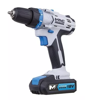 Drill Screwdriver Wireless Mac Allister MSDD18-Li-2 18V +2 Batteries 15Ah New • £168.55