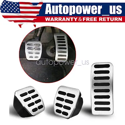 $12.79 • Buy Car Clutch Gas Brake Foot Pedal Cover FOR VW Bora Golf MK3 MK4 Vento Lupo Polo
