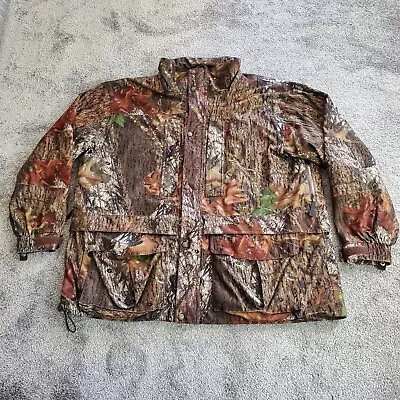 Cabelas Jacket Mens 2XL Brown Outdoor Hunting Whitetail Goretex Mossy Oak Camo • $47.99