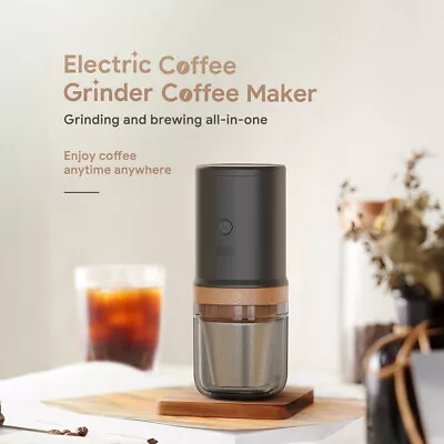 Electric Burr Coffee Grinder 25 Gears Adjustable Portable Burr Coffee Grinder AU • $92.36