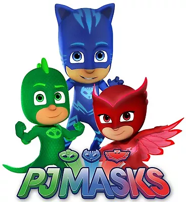 PJ Masks Iron On Transfer For T-Shirt + Other Light & Dark Color Fabrics #1 • $5