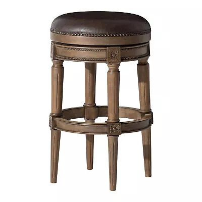 Maven Lane Pullman Backless Bar Stool With Marksman Saddle Vegan Leather • $199.99