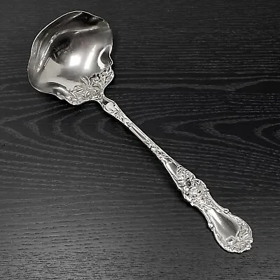 Floral By 1835 Wallace Silverplate 10  Soup / Punch Ladle - No Monograms  • $42.29