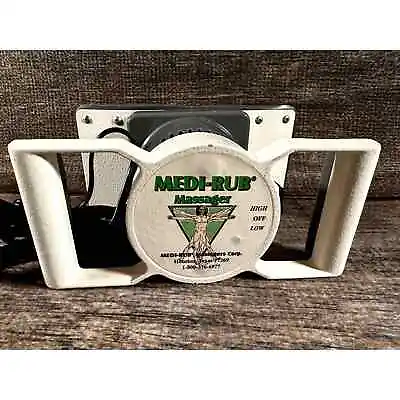 Medi-Rub Massager 2000 Plus 2 Speed Handheld Vibrating Back Massager Made In USA • $45