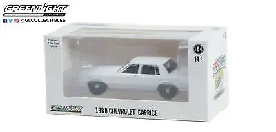 Greenlight 1/64 '80-90 Chevrolet Caprice Police Car Blank White SLICKTOP 43005 A • $4