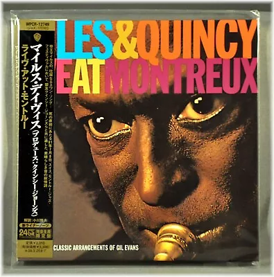 Miles DAVIS & Quincy JONES Live At Montreux Orig. 07 JAPAN Mini LP CD WPCR-12749 • $59.99