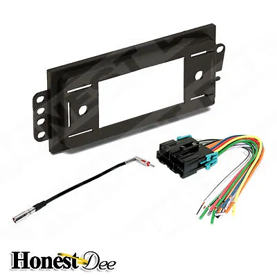 99-3320 Single Din Radio Install Dash Kit & Wires For Pontiac Car Stereo Mount • $20.95