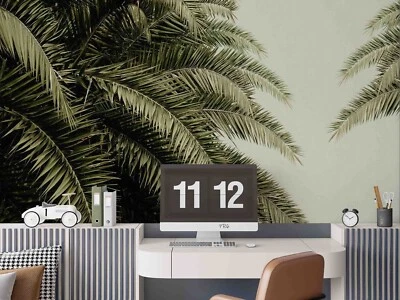 3D Green Palm Tree Wall Murals Wallpaper Murals Wall Sticker Wall 68 • $249.99