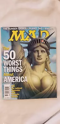 MAD Magazine #515 June 2012   50 Worst Things About America  VG Free Shipping • $17.50