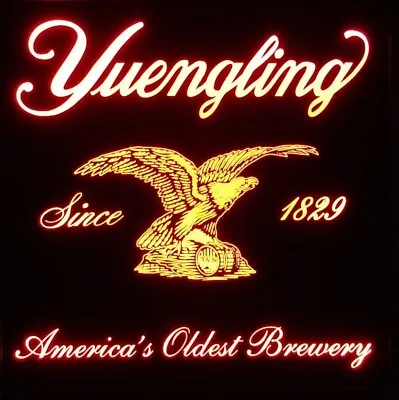 $65 • Buy Yuengling  Beer LED Sign Personalized, Home Bar Pub Sign, Lighted Sign