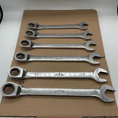 Mac Tools 6pt Ratcheting Wrench Set Of 6 From 14mm To 19mm • $174.99
