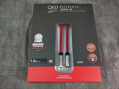 QED  Reference Audio 40  RCA Cable 1m  W/ Original Box In Excellent Condition • $110