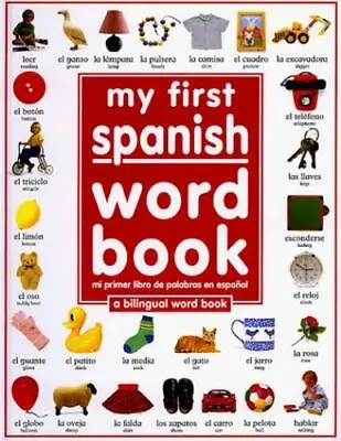 My 1st Spanish Word Book / Mi Primer Libro De Palabras EnEspanol: A Bilingual Wo • $5.15