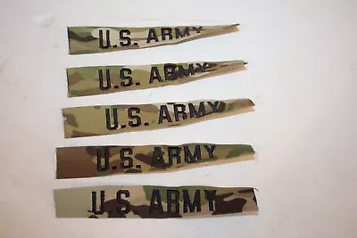 5 X US Army Branch Name Tape OCP Multicam SEW ON NWOT • $15