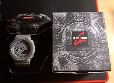 Boxed G-Shock CasiOak : Carbon Core : Earth Grey : Analog And Digital Watch • £54.99