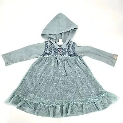 Naartjie Kids Baby Girl Long Sleeve Dress Size 12-18 Months • $15