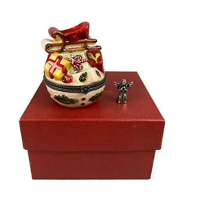Villeroy & Boch Christmas Presents And Santa's Sleigh Trinket Box • $29.17