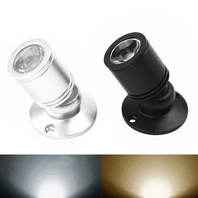 1W Mini LED Warm/White Spotlight Cabinet Ceiling Spot Flood Lamp Jewelry Lightio • $7.08