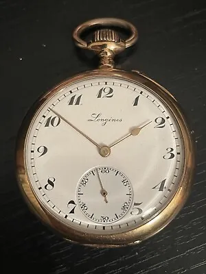 Longines 18k Gold Grand Prix Paris 1889 Pocket Watch 1047442 • £1995