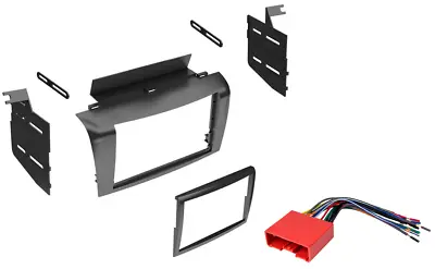 Car Stereo Radio Installation Kit & Harness For 2004-2009 Mazda  Double DIN  • $18.99