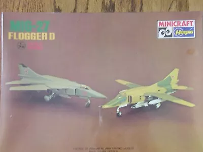 1/72 Hasegawa MiG-27 FLOGGER D Ground Attack Plane Sealed MISB Kit OOP Minicraft • $9.99