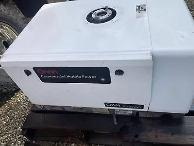 Cummins Onan 3077 Hours Commercial QG7000 Watt RV Generator 7 KW Gas Powered • $1850