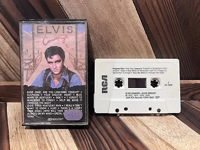Elvis Country Audio Cassette Tape 1984 RCA Records 13 Track • $2