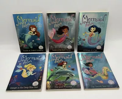 Mermaid Tales 6 Book Lot- Books 1 2 3 4 5 6 - Debbie Dadey - PB - Aladdin Books • $14.95