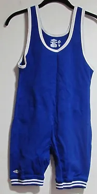 MatMan Singlet-Wrestling/Lifting/MMA Size Small Blue With White Trim (New) • $39.99