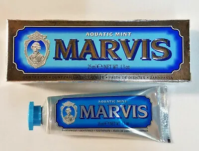 MARVIS Aquatic Mint | Italian Luxury Toothpaste With Vibrant Sea Wave Flavor • $9.99