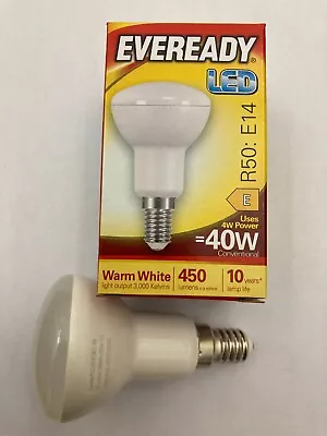 Pack Of 3 R50 40w SES E14 Small Screw Spot Light Bulbs =44.96w LED Warm White  • £9.95