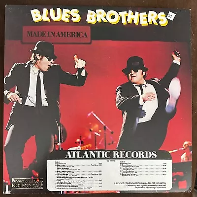THE BLUES BROTHERS LP Made In America Wrong Label Error PROMO With Timing Strip • $25