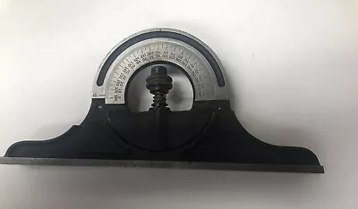 Vintage L.S. Starrett Protractor No. 491 Machinists Tool Very Good Condition USA • $50