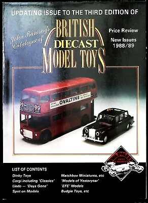 British Diecast Model Toys Compiled John Ramsey – Updating Issue To The 3rd Ed. • £3.99