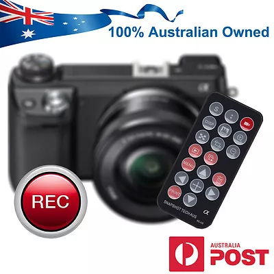 $11.99 • Buy IR Remote Control Sony A6600 A6400 A6500 A6300 A6000 A9 A7 III A7r II A7s