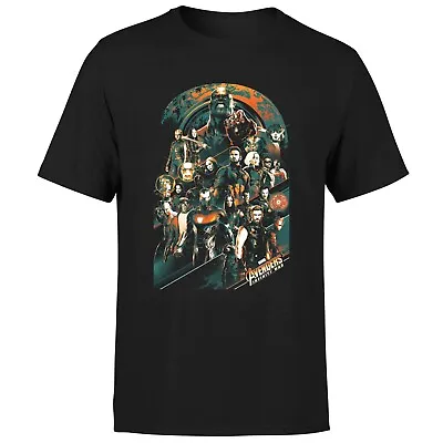 Marvel Avengers Infinity War Mens Xxl Large Black T-shirt   Mens Fashion  • £34.02