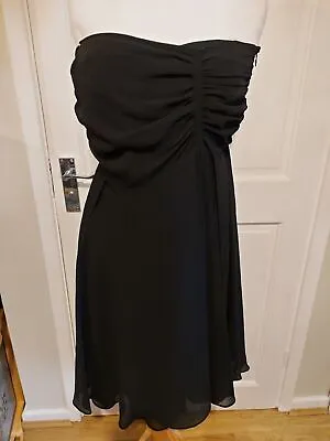 Mexx Black Off Shoulder Party Dress Size 10 New With Tags • £14.99