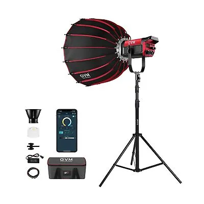 GVM 200W LED Video Light With Softbox SD200B Photography Lighting Kit With B... • $454.71