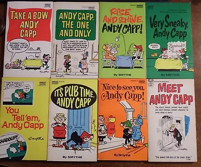 8 VTG Andy Capp By Reg Smythe Paperback Book Fawcett Gold Medal 1970's EXC!! • $29.95