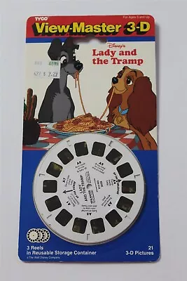 NEW Vintage 1991 View-Master Lady And The Tramp 3 Reels Disney Package NIP • $8.99