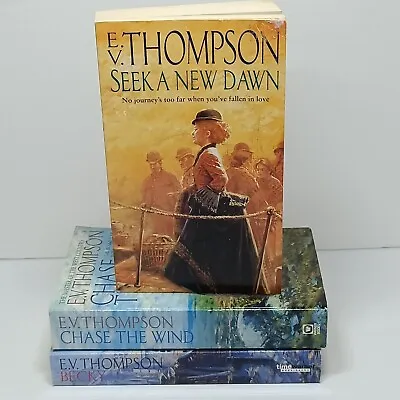 E V Thompson Becky Seek A New Dawn 3x Vintage Historical Paperback Book Bundle • £9.95