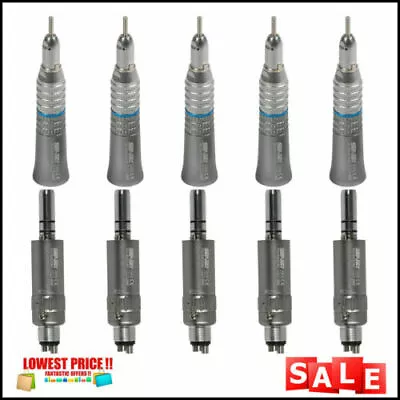 1-5 Dental Low Speed Straight Nosecone/ Air Motor Handpiece E-type 4H Fit NSK M • $159.50