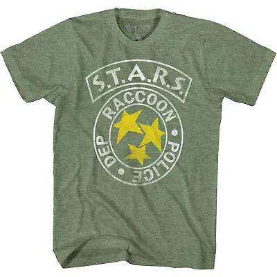 Resident Evil STARS Racoon City Police T-Shirt Green • $28.98